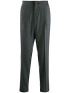 Z Zegna Slim-fit Tailored Trousers - Grey