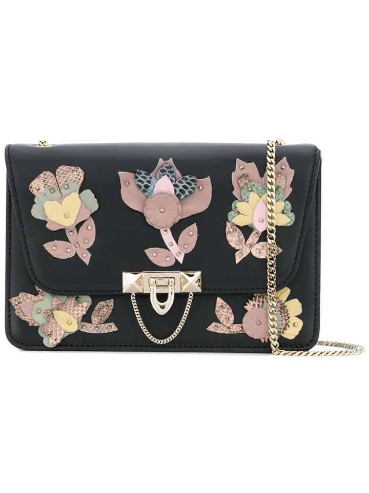 Valentino Demilune Small Shoulder Bag - Black
