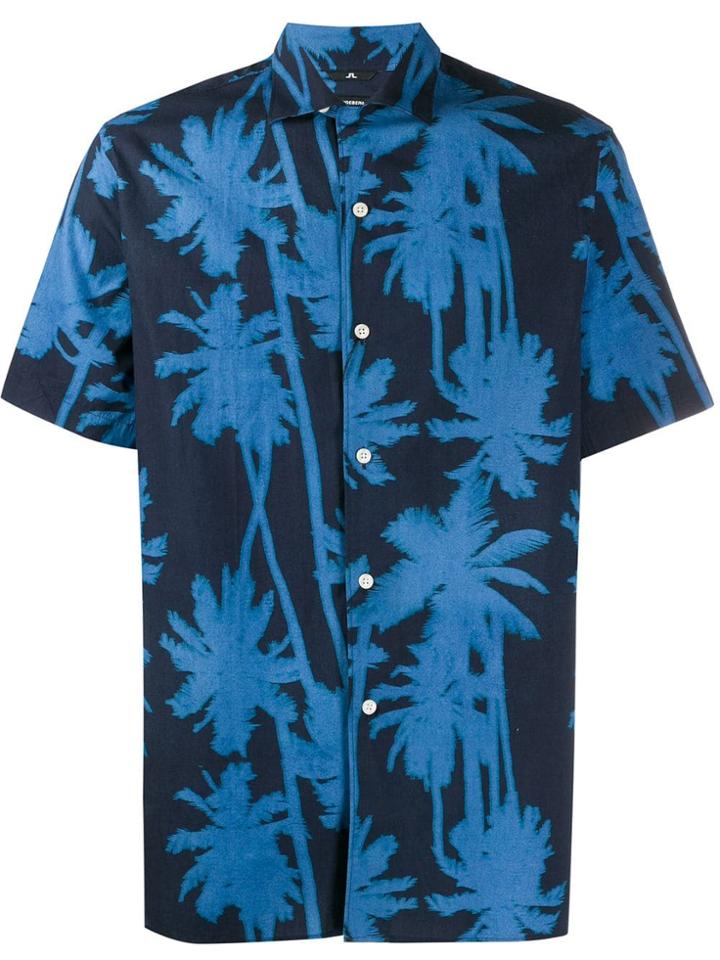 J.lindeberg David Printed Shirt - Blue
