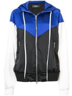 Amiri Color Block Zipped Hoodie - Blue