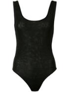 Barbara Bologna - Ribbed Bodysuit - Women - Polyamide/polyester/spandex/elastane/viscose - M, Black, Polyamide/polyester/spandex/elastane/viscose