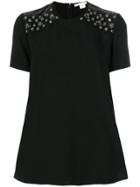 Antonio Berardi Embellished Detail Top - Black