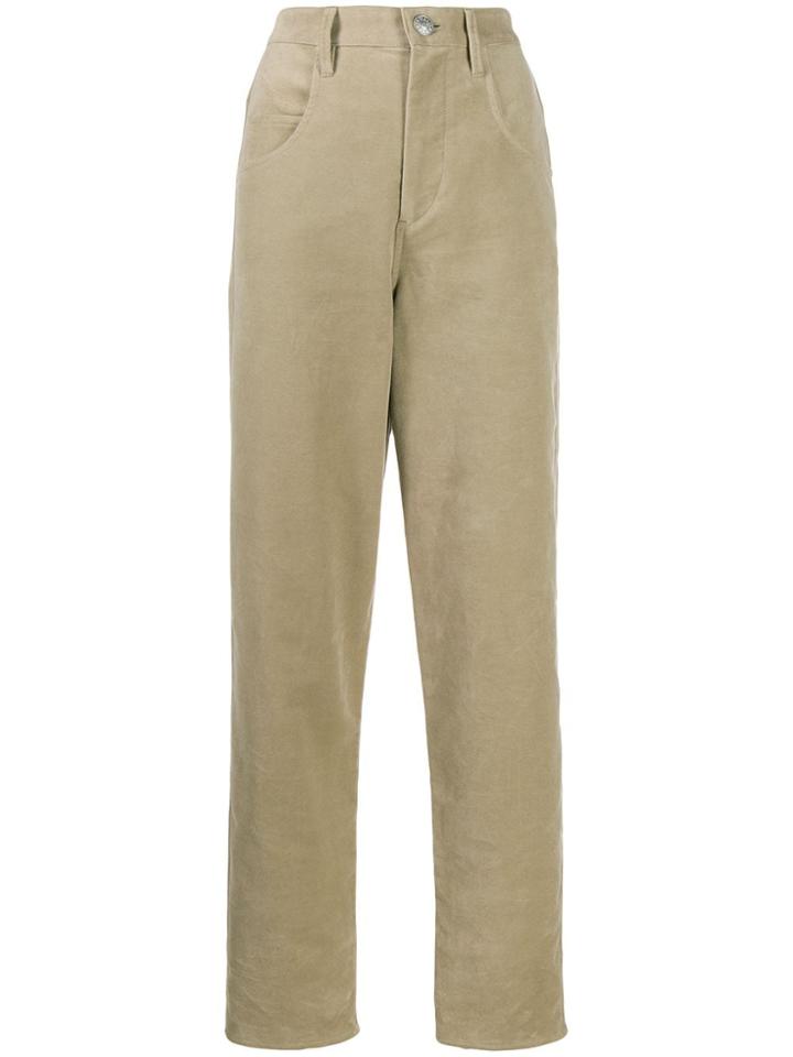 Isabel Marant Velvet Debora Trousers - Brown