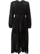 Zimmermann Sheer Dots Dress - Black