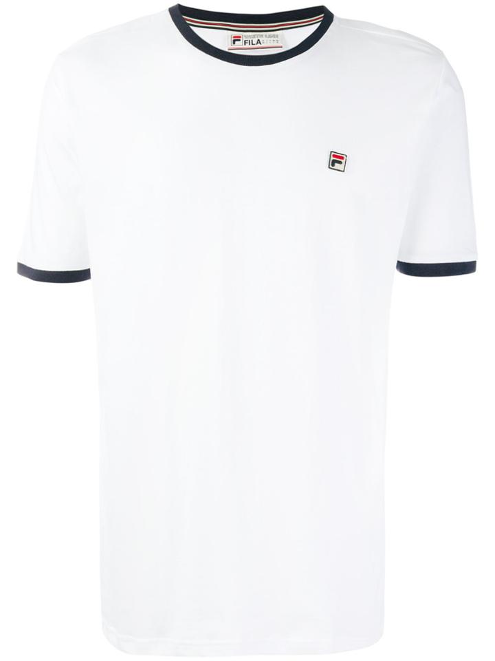 Fila Embroidered Logo T-shirt - White