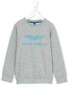 Aston Martin Kids - Logo Print Sweatshirt - Kids - Cotton/spandex/elastane - 4 Yrs, Toddler Boy's, Grey