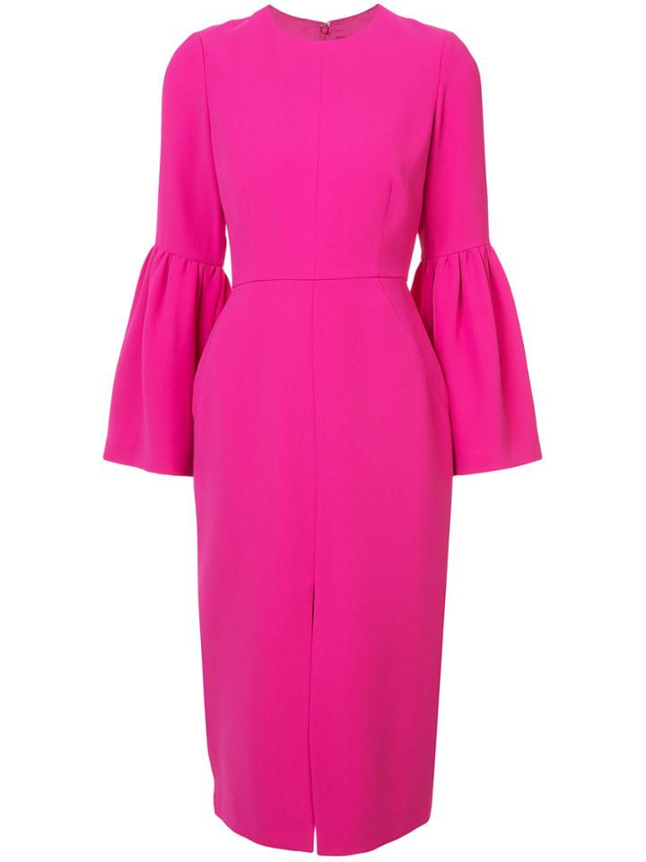 Jill Jill Stuart Flute Sleeve Pencil Dress - Pink & Purple