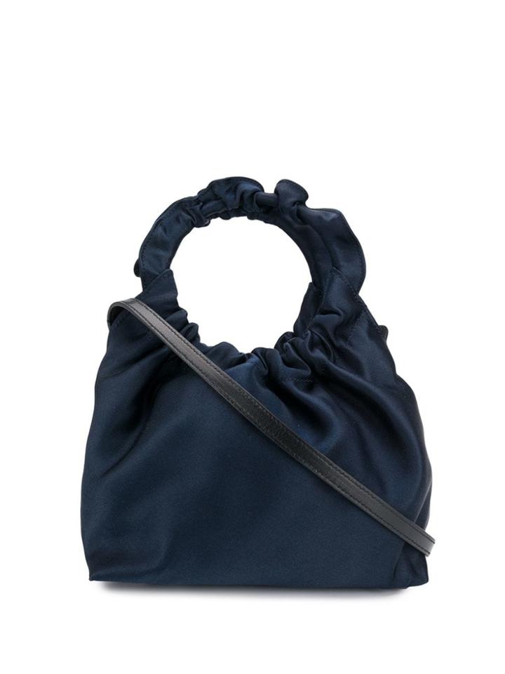 The Row Circular Top Handle Bag - Blue