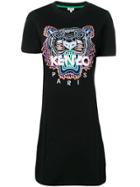 Kenzo Tiger Print T-shirt Dress - Black
