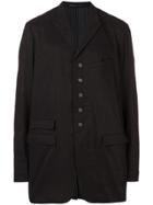 The Viridi-anne Oversized Blazer Jacket - Black