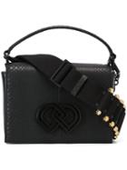 Dsquared2 'dd' Shoulder Bag, Women's, Black, Calf Leather/snake Skin