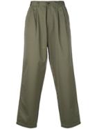 E. Tautz Loose Fit Chinos - Green