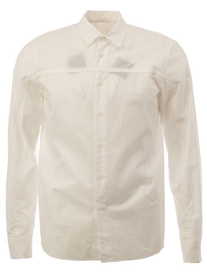 08sircus Plain Shirt, Men's, Size: 6, White, Cotton