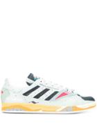 Raf Simons Lace-up Panelled Sneakers - White