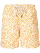 Venroy Printed Swim Shorts - Yellow