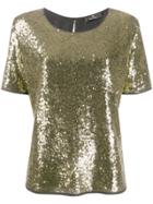 Ps Paul Smith Sequin T-shirt - Gold