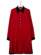 Nº21 Kids Teen Shirt Dress - Red