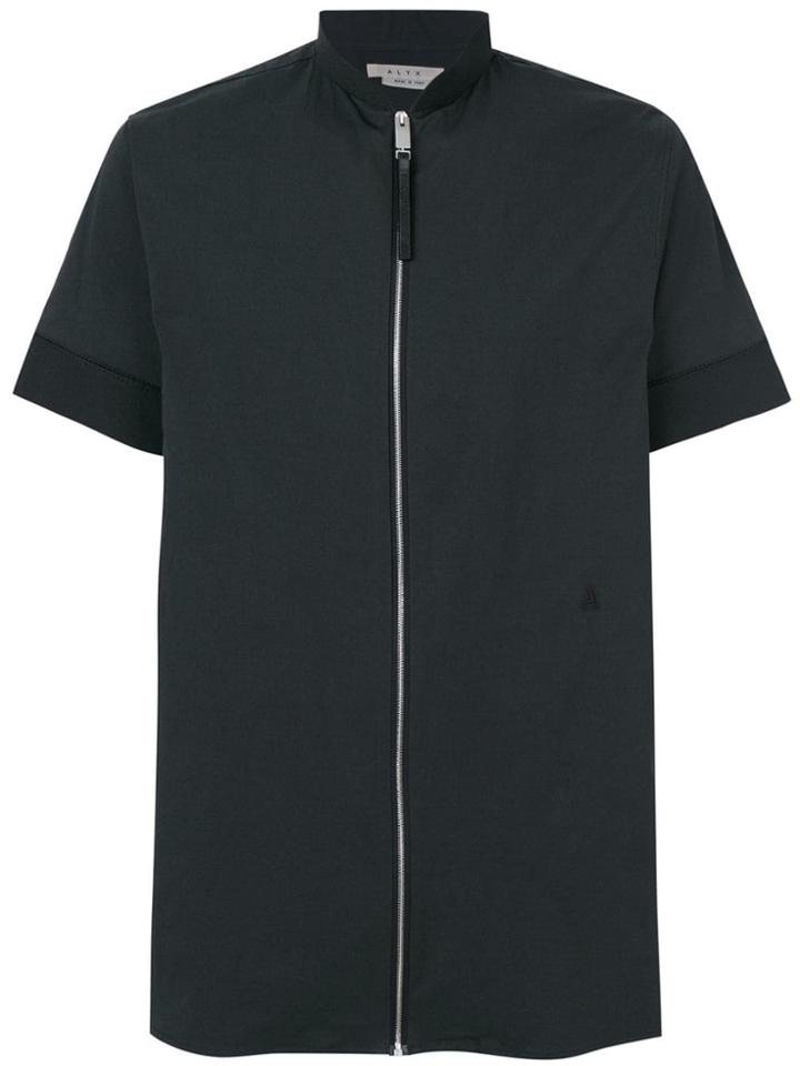 1017 Alyx 9sm Fitted Zip Fastened Shirt - Black