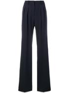 Max Mara Wide Leg Trousers - Blue