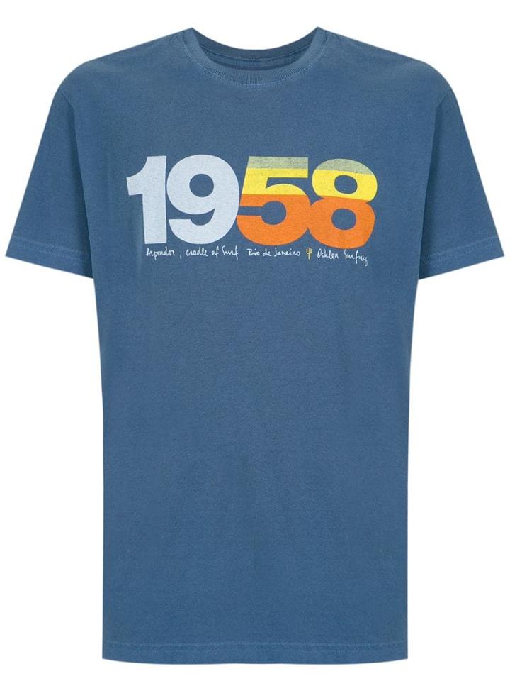Osklen Front Print T-shirt - Blue