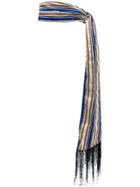 Forte Forte Blue Fringe Belt - Neutrals