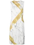 Versace Collection Marble Dress - White