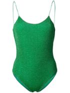 Oseree - Lumiere Swimsuit - Women - Polyester/polyamide/spandex/elastane - S, Green, Polyester/polyamide/spandex/elastane