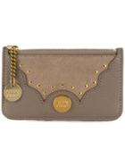 See By Chloé Scalloped Trim Wallet - Neutrals