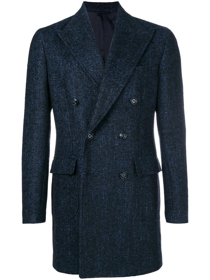 Barba Straight Slim-fit Coat - Unavailable