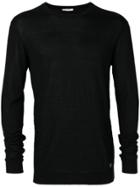 Versace Collection Textured Sweatshirt - Black