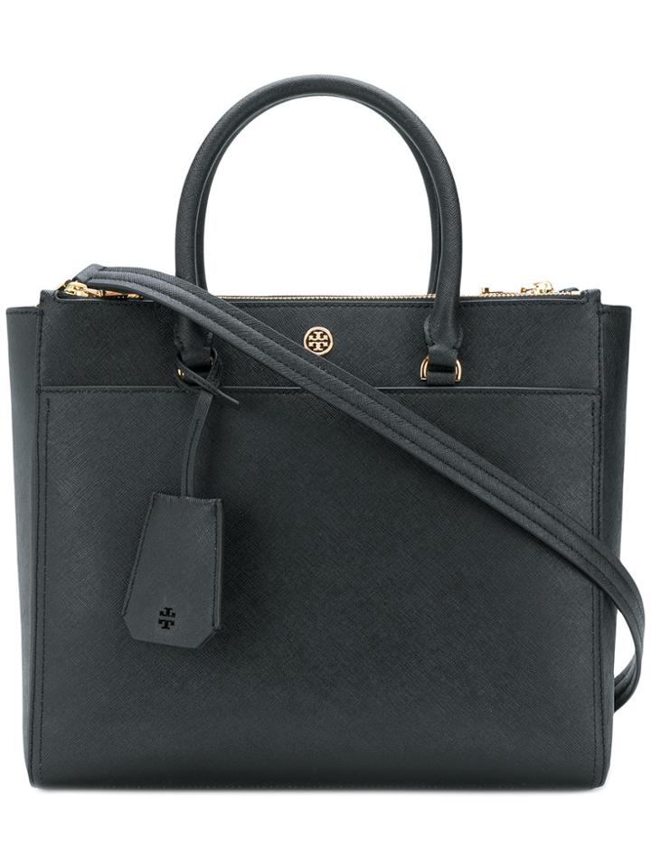 Tory Burch Robinson Double-zip Tote - Black