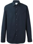 Paul Smith Micro Geometric Print Shirt, Men's, Size: 15, Blue, Cotton