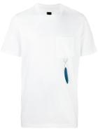 Oamc Chest Pocket T-shirt, Men's, Size: Xl, White, Cotton/turkey Feather