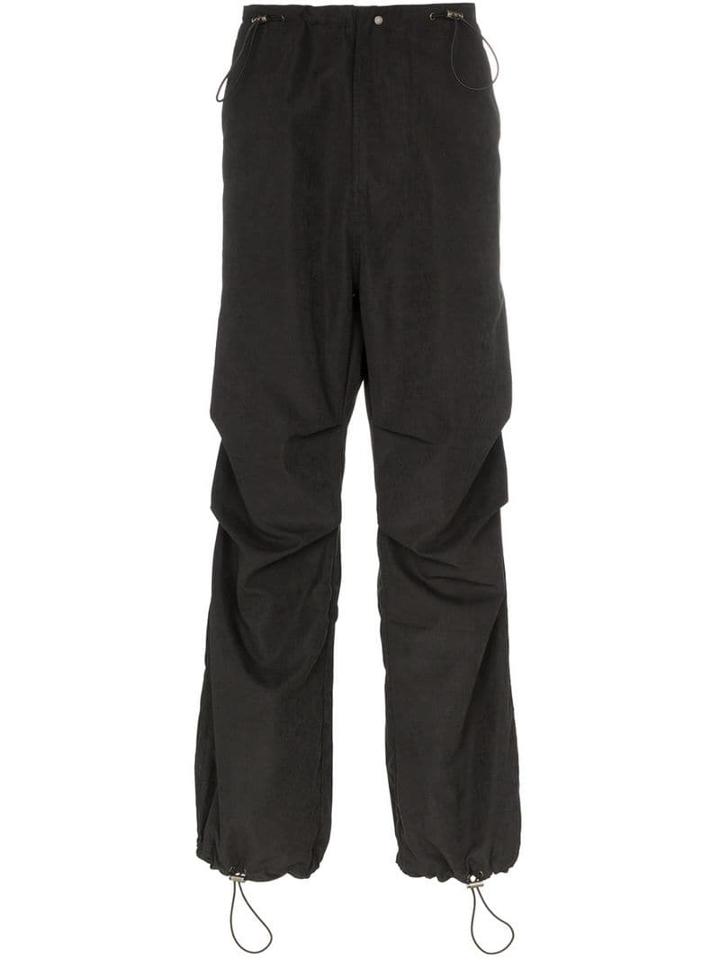 032c Cosmic Workshop Drawstring Work Trousers - Black