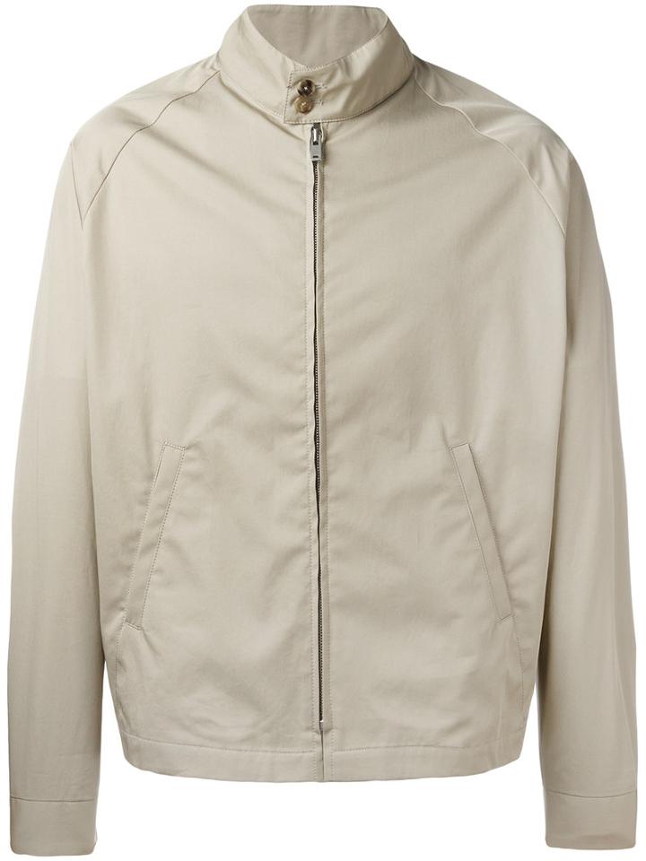Maison Margiela Classic Harrington Style Jacket, Men's, Size: 48, Nude/neutrals, Cotton/spandex/elastane/viscose