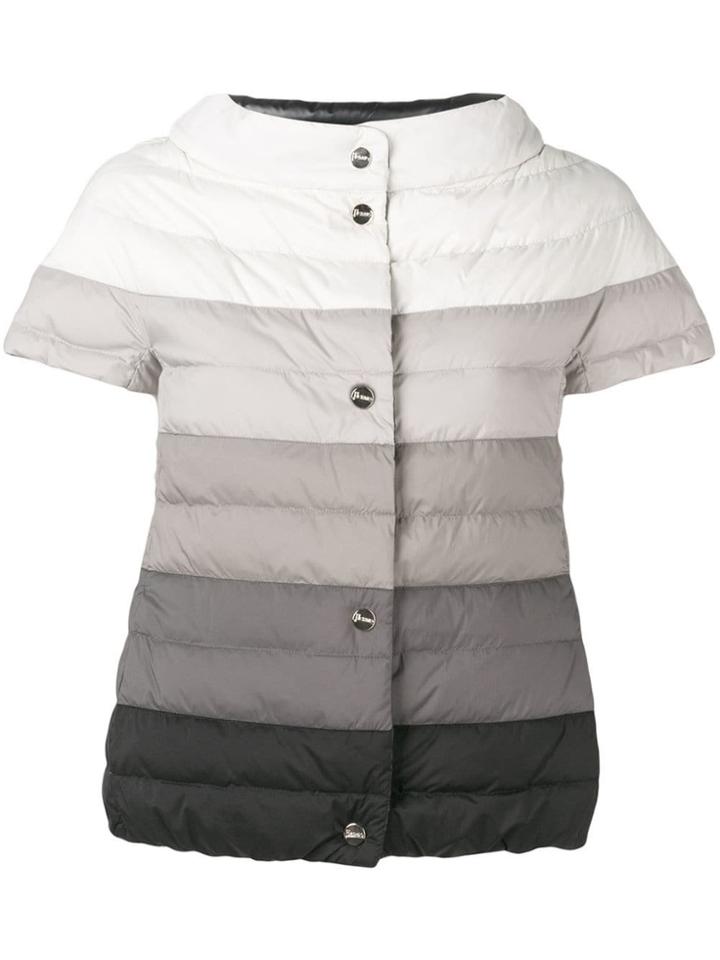 Herno Ombré Padded Gilet - Black