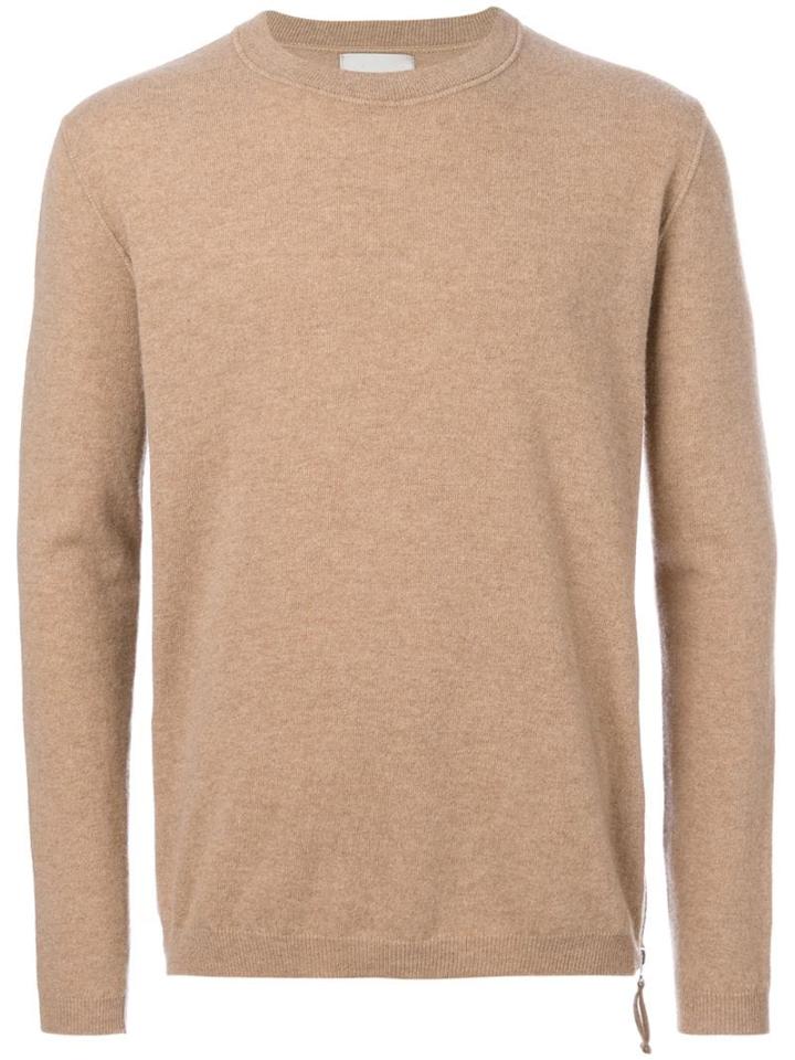 Laneus Zip Detail Jumper - Neutrals