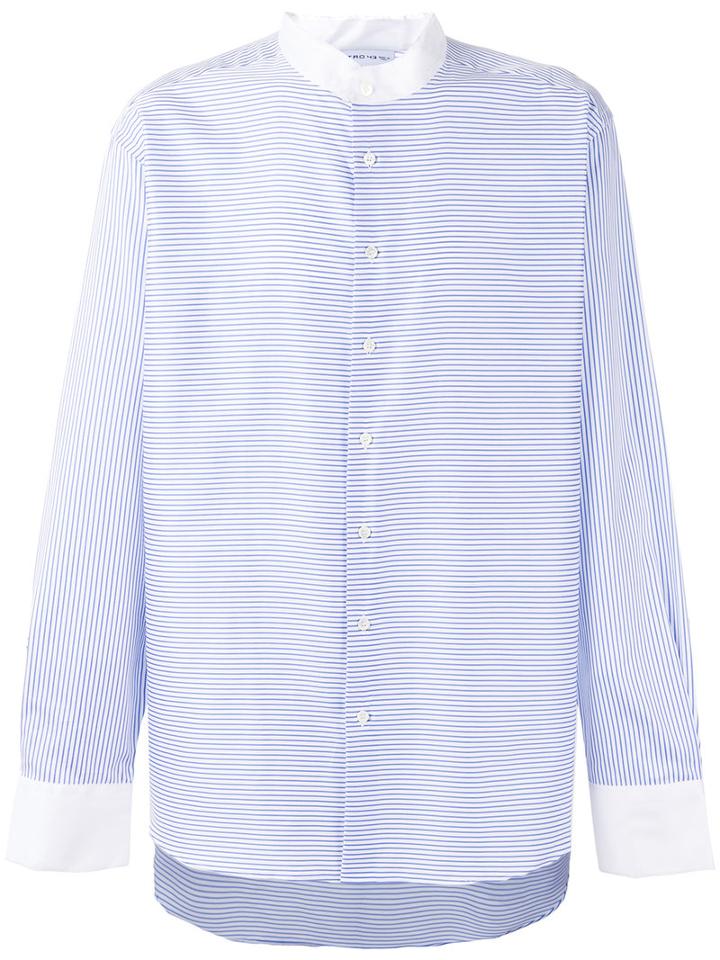 Etro - Striped Shirt - Men - Cotton - 41, Blue, Cotton