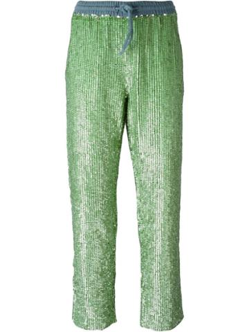 Manoush Sequin Embellished Trousers