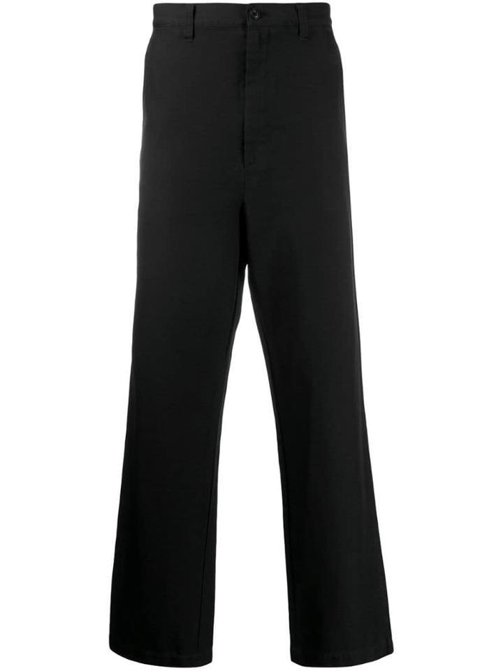Junya Watanabe Man Wide Leg Tailored Trousers - Black