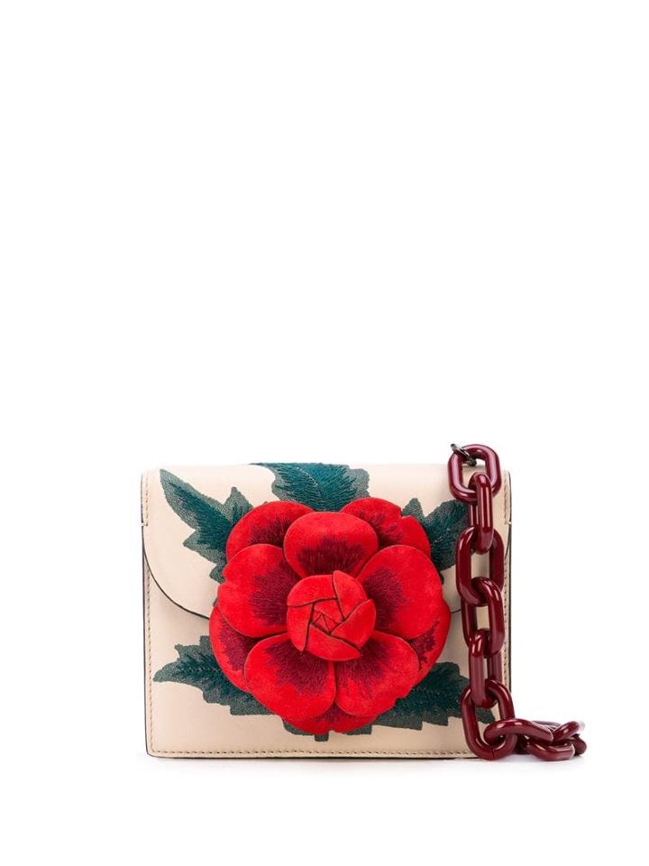 Oscar De La Renta Tro Crossbody Bag - Neutrals
