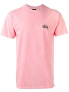 Stussy - Logo Print T-shirt - Men - Cotton - L, Pink/purple, Cotton