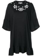 Mcq Alexander Mcqueen Jeweled Dress - Black