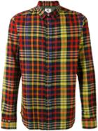 Ps By Paul Smith - Plaid Shirt - Men - Cotton/linen/flax - S, Red, Cotton/linen/flax