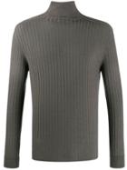 Transit Roll Neck Knit Top - Grey