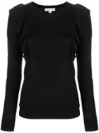 Michael Michael Kors Frill Detail Sweater - Black