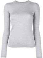 Joseph Fine Knit Jumper, Women's, Size: Small, Grey, Silk/cashmere