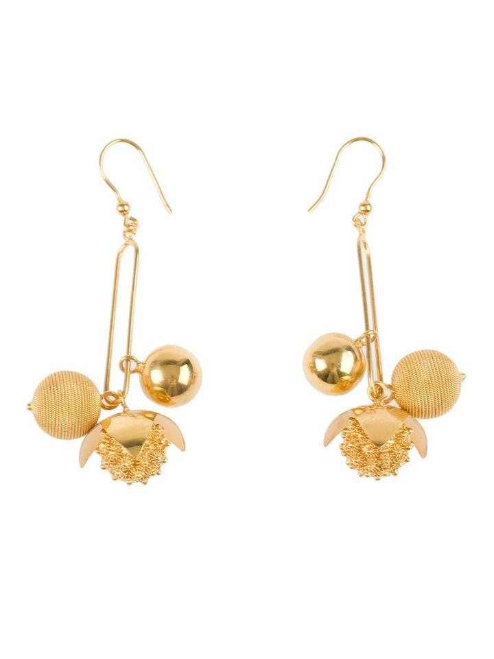 Soha Sardinia Drop Cluster Earrings, Women's, Silver