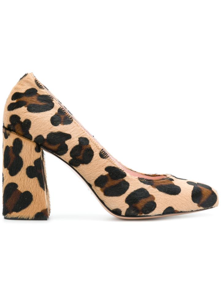 Anna F. Leopard-print Pumps - Nude & Neutrals