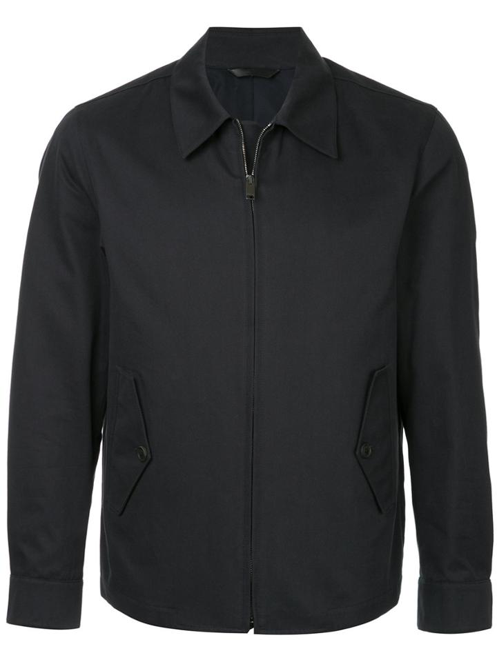 Gieves & Hawkes Lightweight Zip Jacket - Black